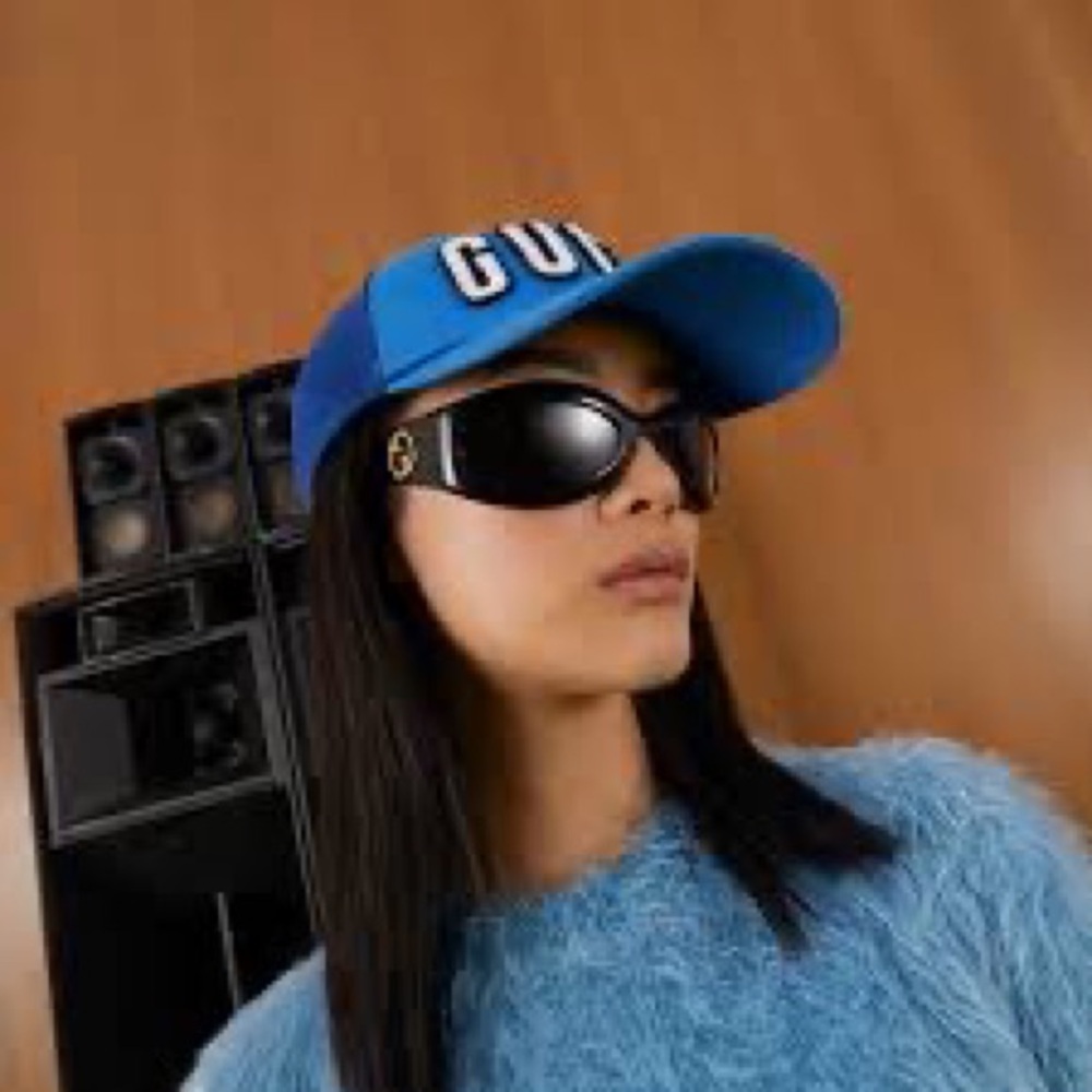 💯 - New Authentic Gucci GG1247S 001 60 Black Sunglasses - Picture 8 of 15